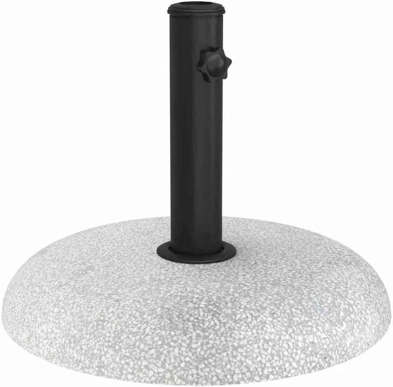 vidaXL Βάση ομπρέλας Ανοιχτό γκρι Γκρι 45 x 45 x 40 cm