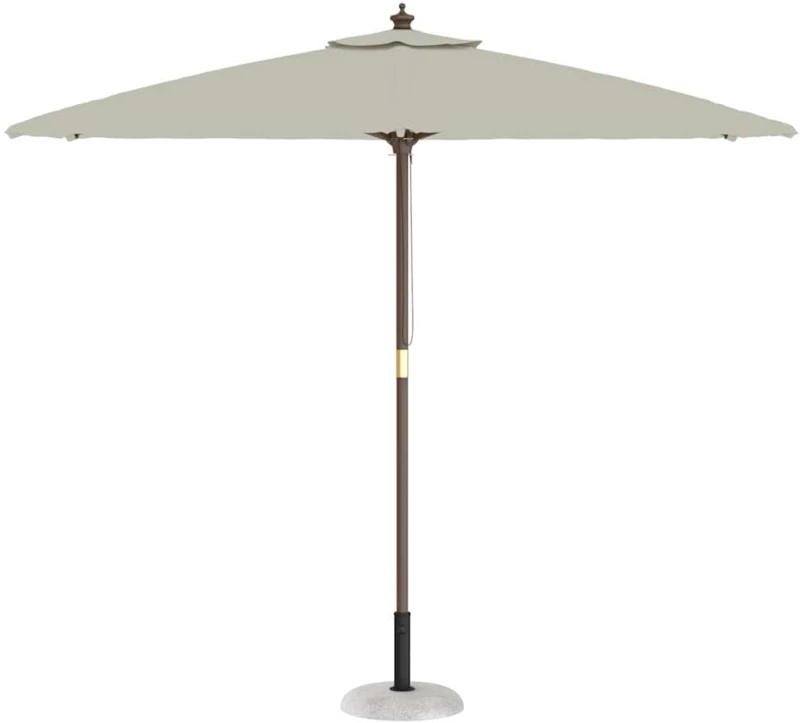vidaXL Βάση ομπρέλας Ανοιχτό γκρι Γκρι 45 x 45 x 40 cm