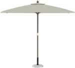 vidaXL Βάση ομπρέλας Ανοιχτό γκρι Γκρι 45 x 45 x 40 cm