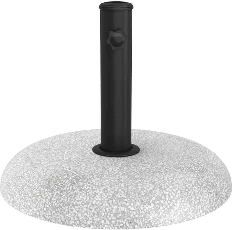 vidaXL Βάση ομπρέλας Ανοιχτό γκρι Γκρι 45 x 45 x 40 cm