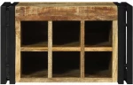 vidaXL Ράφι Κρασιού 46 x 35 x 27.5 εκ. Μασίφ ξύλο μάνγκο