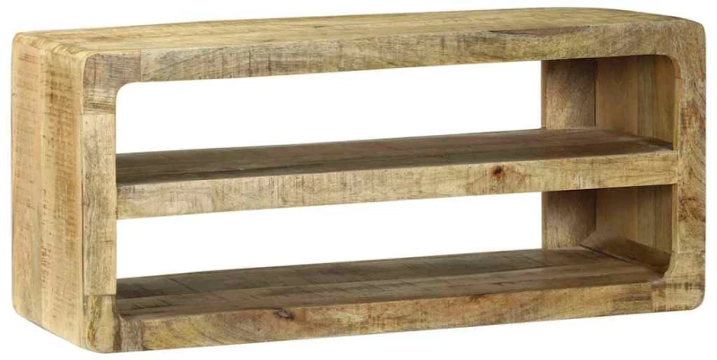 vidaXL Έπιπλο Τηλεόρασης Καφέ 80 x 32 x 36 εκ. Μασίφ ξύλο μάνγκο