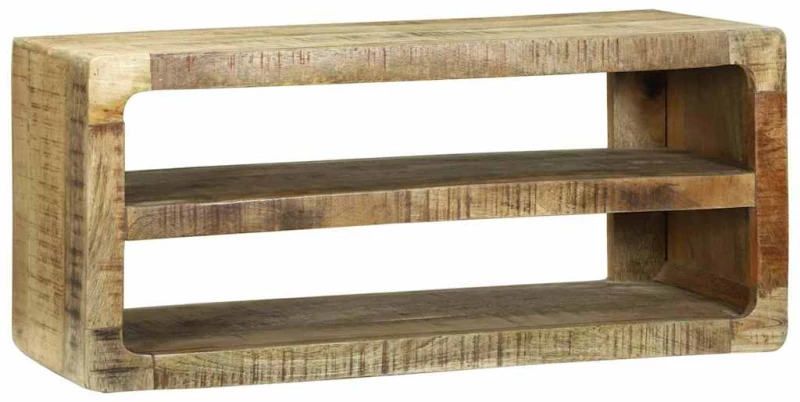 vidaXL Έπιπλο Τηλεόρασης Καφέ 80 x 32 x 36 εκ. Μασίφ ξύλο μάνγκο