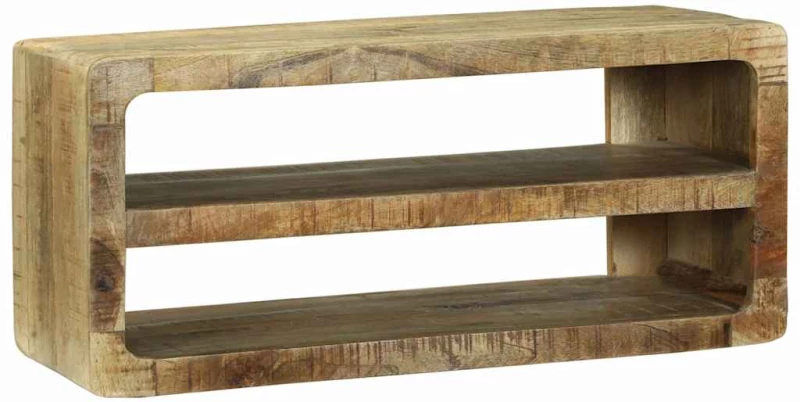 vidaXL Έπιπλο Τηλεόρασης Καφέ 80 x 32 x 36 εκ. Μασίφ ξύλο μάνγκο