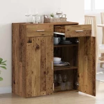vidaXL Ντουλάπι αποθήκευσης Παλαιό ξύλο 80 x 42.5 x 93.5 εκ.