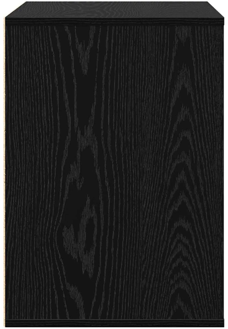 vidaXL Κουτί με Συρτάρια Μαύρη δρυς 60 x 41 x 58 cm Επεξεργασμένο ξύλο