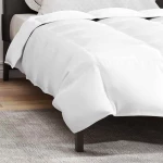 vidaXL Κουβέρτια & Κουβέρτες Λευκό 140 x 200 cm Πούπουλο