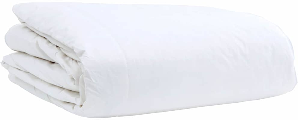 vidaXL Σετ Παπλωμάτων με μαξιλάρι 2 pcs Λευκό 135 x 200 cm Πούπουλο