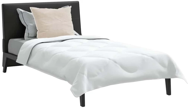 vidaXL Πάπλωμα με μαξιλάρι 2 pcs Λευκό 140 x 220 cm Μικροΐνες