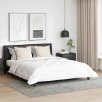 vidaXL Πάπλωμα με μαξιλάρι 3 pcs Λευκό 200 x 220 cm Μικροΐνες