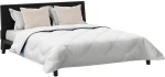 vidaXL Πάπλωμα με μαξιλάρι 3 pcs Λευκό 200 x 220 cm Μικροΐνες