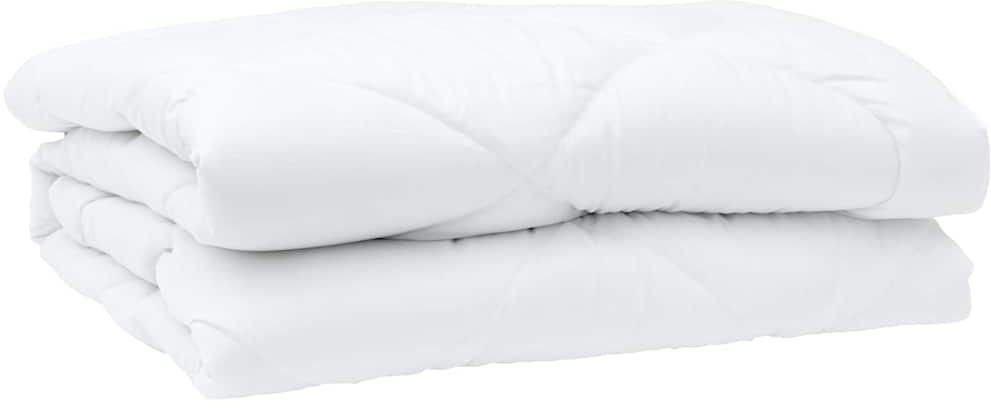 vidaXL Πάπλωμα με μαξιλάρι 3 pcs Λευκό 240 x 220 cm Μικροΐνες