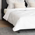 vidaXL Πάπλωμα Άλλο με μαξιλάρι 3 pcs Λευκό 260 x 220 εκ. Μικροΐνες