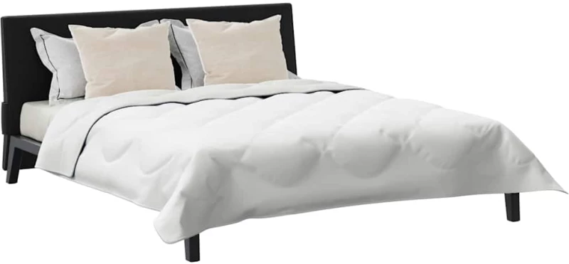 vidaXL Πάπλωμα Άλλο με μαξιλάρι 3 pcs Λευκό 200 x 200 cm Μικροΐνες