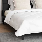 vidaXL Πάπλωμα Άλλο με μαξιλάρι 3 pcs Λευκό 200 x 200 cm Μικροΐνες