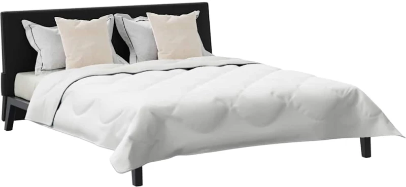 vidaXL Πάπλωμα με Μαξιλάρια Άλλο 3 pcs Λευκό 240 x 220 cm Μικροΐνες
