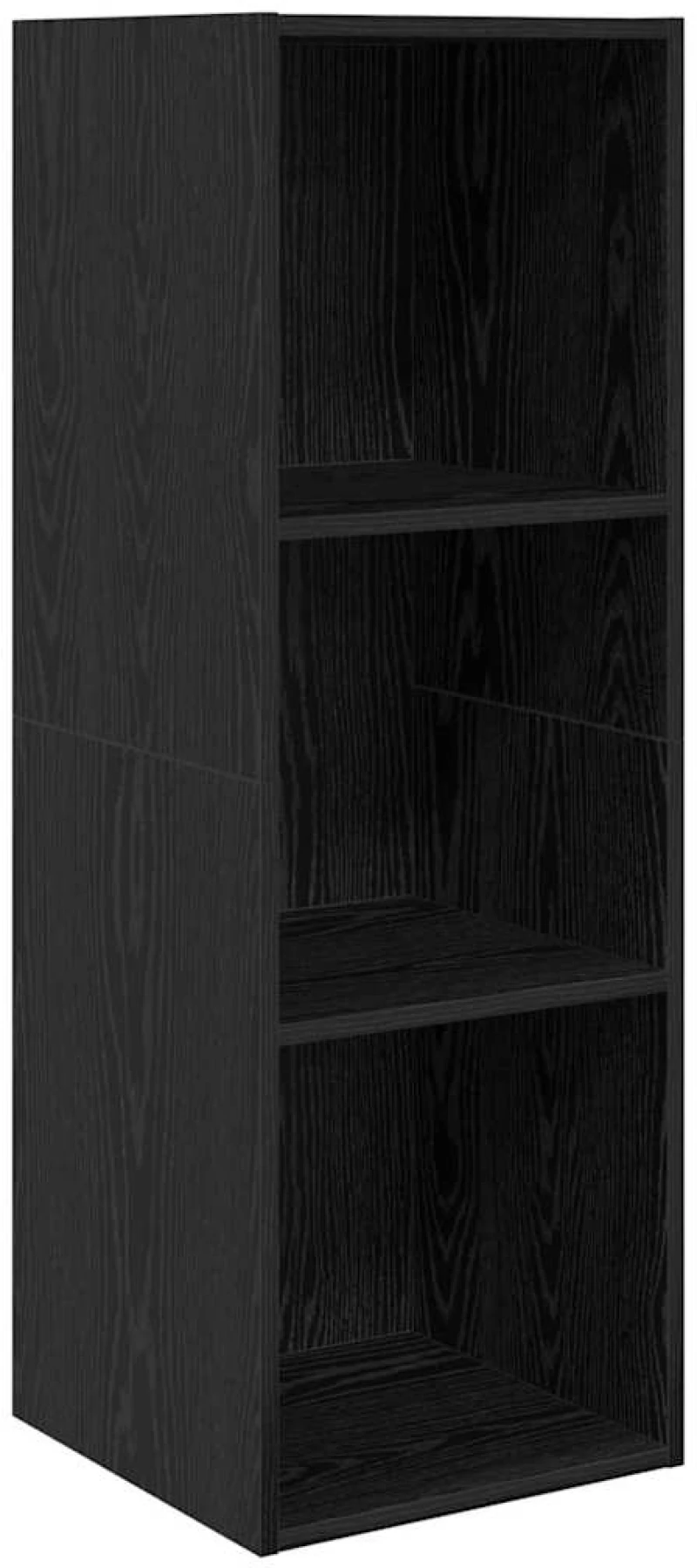 vidaXL Σετ επίπλου τηλεόρασης 3 pcs Μαύρη δρυς 37 x 37 x 142.5 εκ