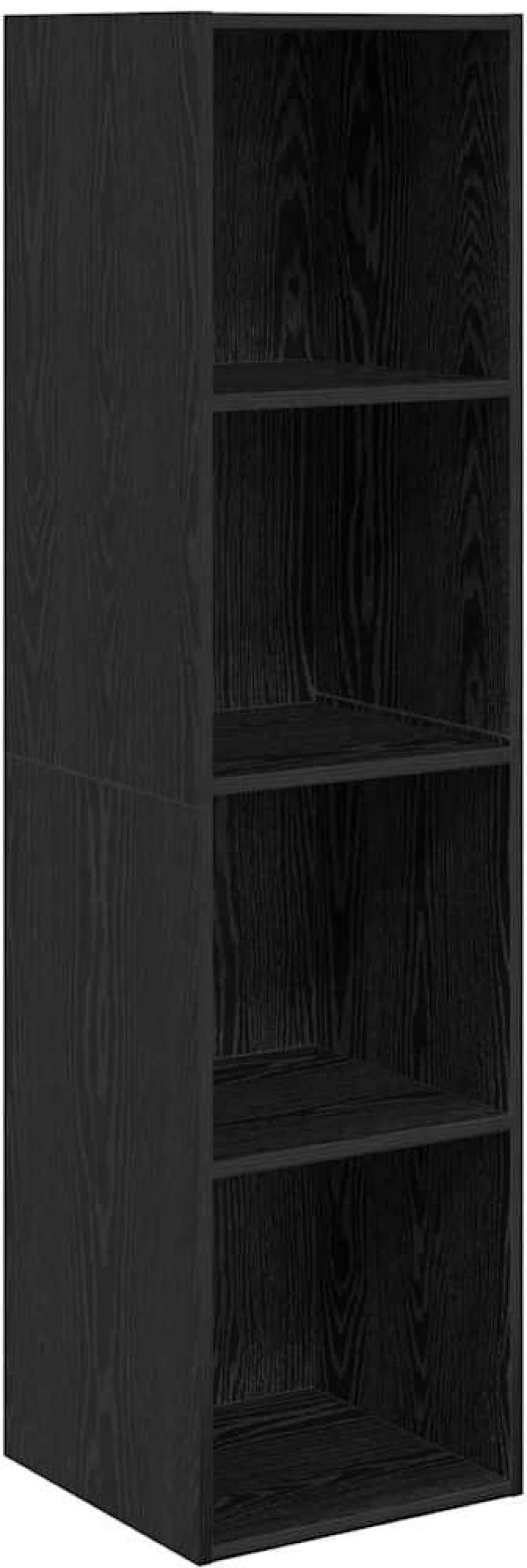 vidaXL Σετ επίπλου τηλεόρασης 3 pcs Μαύρη δρυς 37 x 37 x 142.5 εκ