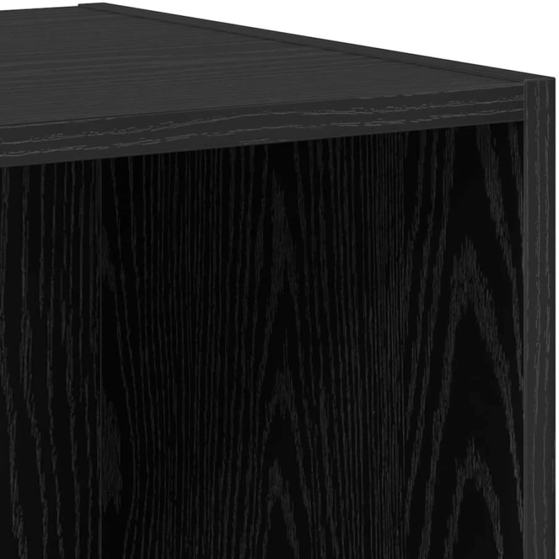 vidaXL Σετ επίπλου τηλεόρασης 3 pcs Μαύρη δρυς 37 x 37 x 142.5 εκ