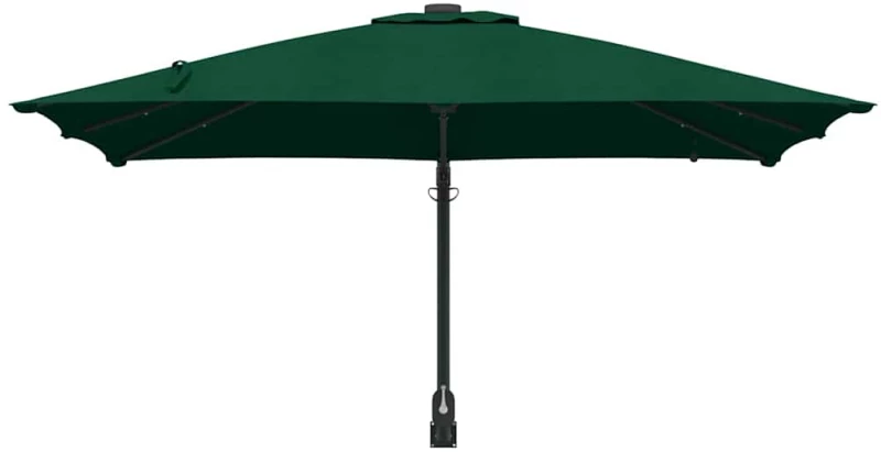 vidaXL Ομπρέλα Κήπου Πράσινο 248.5 x 247.5 x 160 εκ. ύφασμα