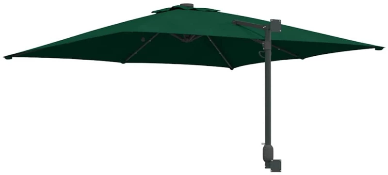 vidaXL Ομπρέλα Κήπου Πράσινο 248.5 x 247.5 x 160 εκ. ύφασμα