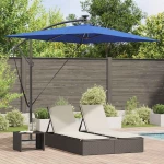 vidaXL Ομπρέλα Cantilever Banana Μπλε 294 x 200 x 254 εκ.