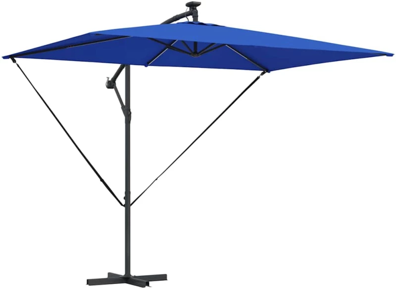 vidaXL Ομπρέλα Cantilever Banana Μπλε 294 x 200 x 254 εκ.