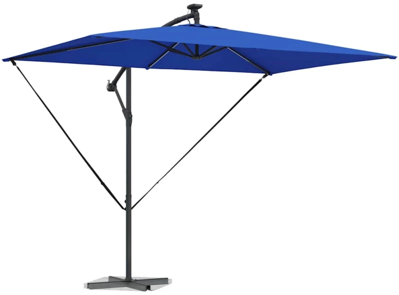vidaXL Ομπρέλα Cantilever Banana Μπλε 294 x 200 x 254 εκ.