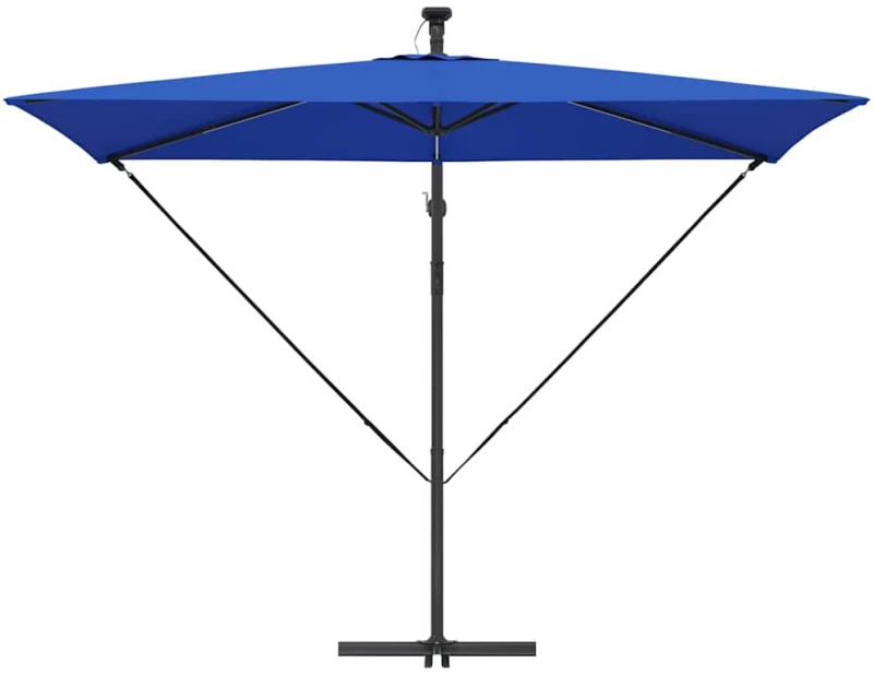 vidaXL Ομπρέλα Cantilever Banana Μπλε 294 x 200 x 254 εκ.