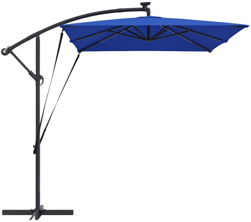 vidaXL Ομπρέλα Cantilever Banana Μπλε 294 x 200 x 254 εκ.