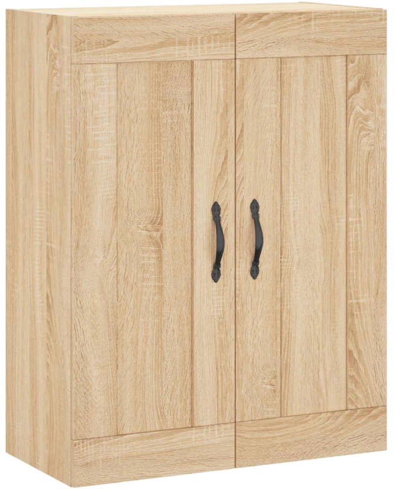 vidaXL Ντουλάπι Sonoma δρυς 69,5 x 34 x 180 εκ. από Επεξεργασμένο Ξύλο