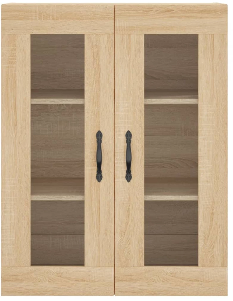 vidaXL Ντουλάπι Sonoma δρυς 69,5 x 34 x 180 εκ. από Επεξεργασμένο Ξύλο