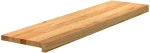 vidaXL Πατάκια Σκάλας 20 τεμ. Ανοιχτό Καφέ 110x30x2 cm Ξύλο Δρυός