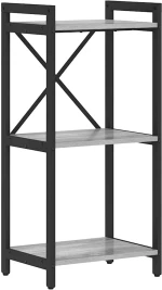 vidaXL Βιβλιοθήκη Γκρι sonoma 40 x 30 x 83 εκ Επεξεργασμένο ξύλο