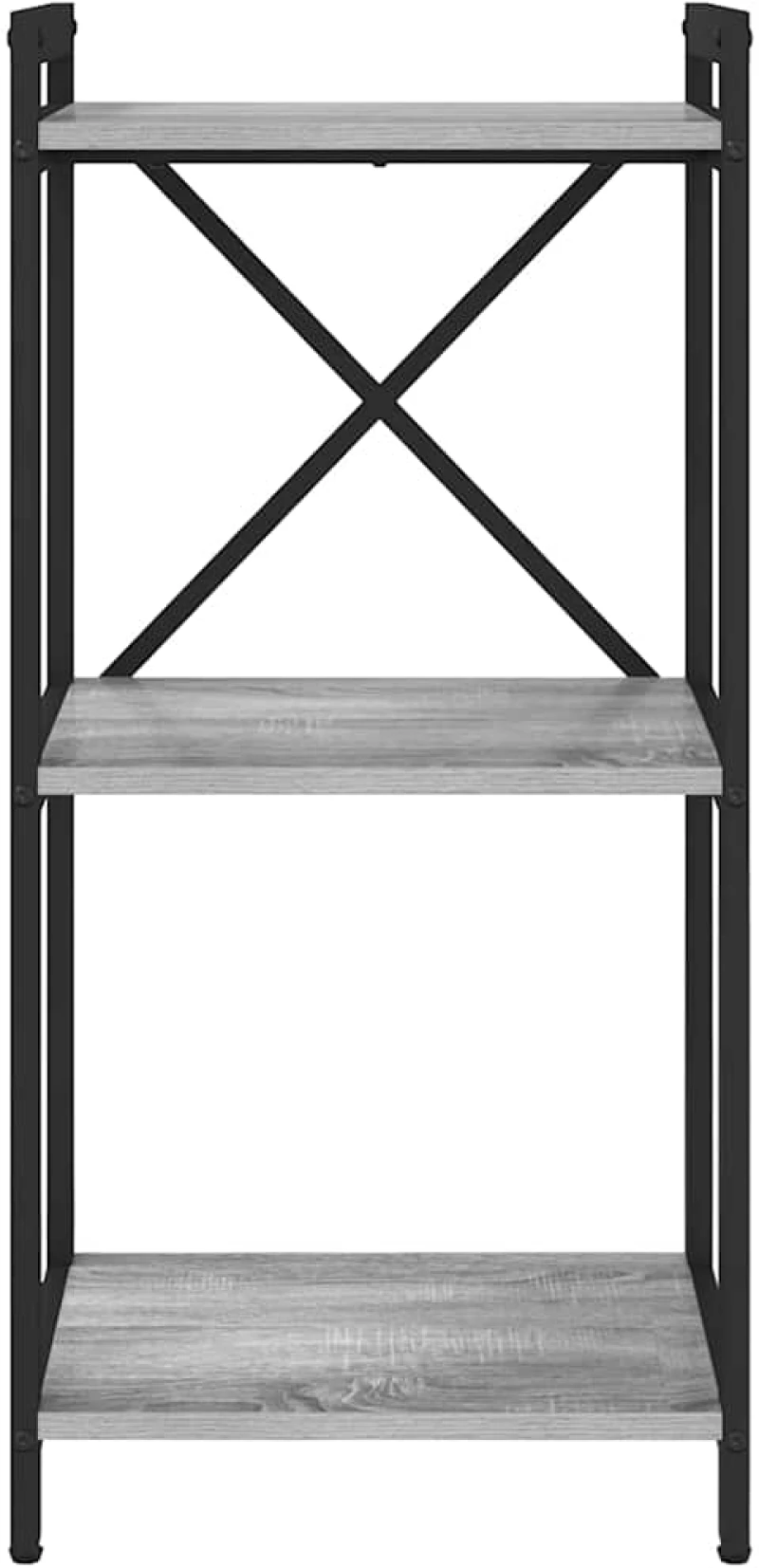 vidaXL Βιβλιοθήκη Γκρι sonoma 40 x 30 x 83 εκ Επεξεργασμένο ξύλο