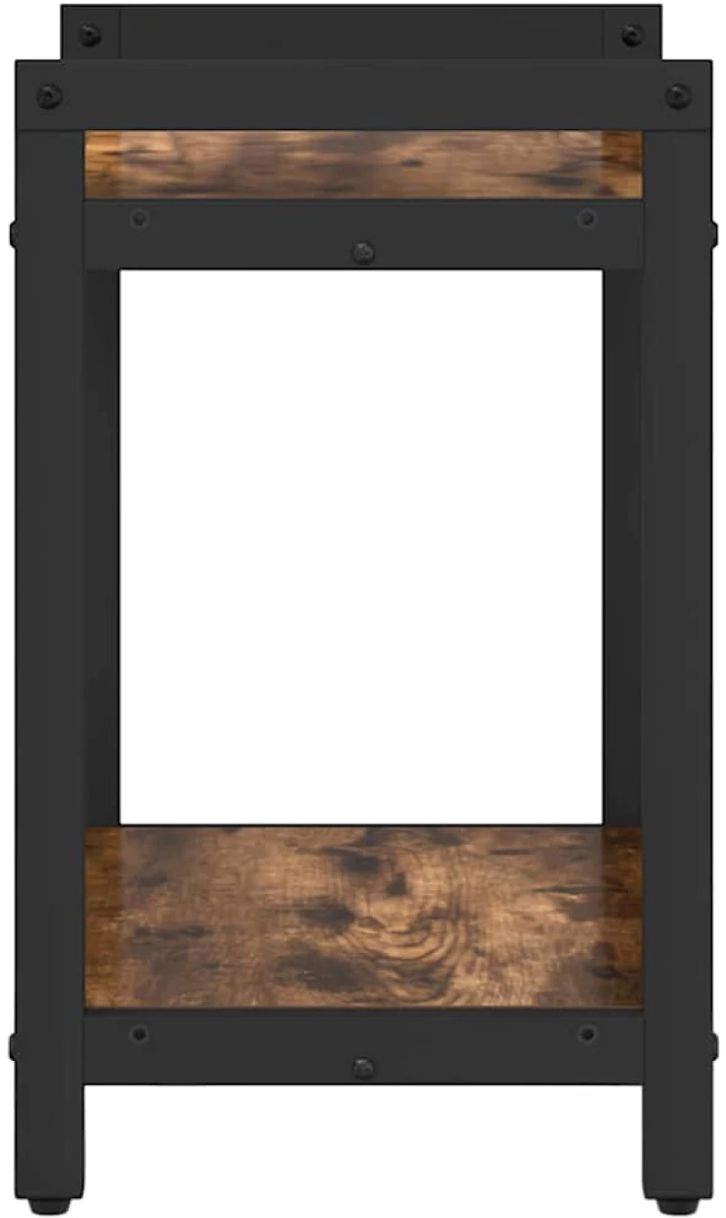 vidaXL Βιβλιοθήκη Καπνιστή δρυς 40 x 30 x 48.5 εκ Επεξεργασμένο ξύλο