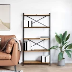 vidaXL Βιβλιοθήκη Παλαιό ξύλο 80 x 30 x 153 εκ Επεξεργασμένο ξύλο