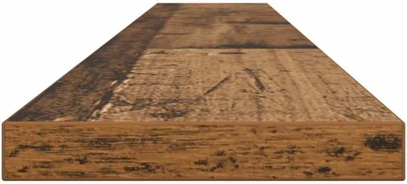 vidaXL Ράφι Βιβλίων 4 pcs Καφέ 100 x 10 x 1.5 cm Επεξεργασμένο ξύλο