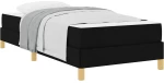 vidaXL Κρεβάτι με ελατήρια Μαύρο και Καφέ 90 x 200 cm