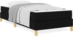 vidaXL Κρεβάτι με ελατήρια Μαύρο και Καφέ 90 x 200 cm
