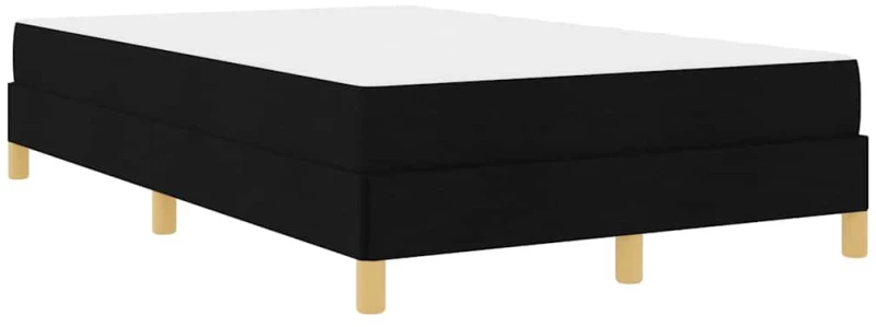 vidaXL Κρεβάτι με ελατήρια Μαύρο και Καφέ 120 x 200 cm