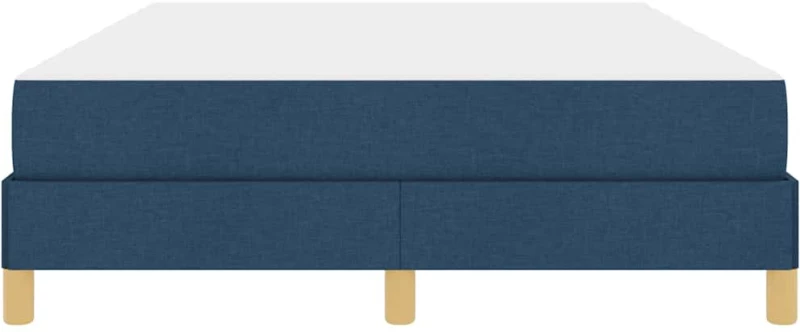 vidaXL Κρεβάτι με ελατήρια Μπλε και Καφέ 140 x 190 cm