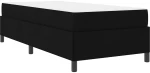 vidaXL Κρεβάτι με ελατήρια Μαύρο και Μαύρο 80 x 200 cm