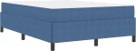 vidaXL Σκελετός Κρεβατιού Μπλε 140 x 190 cm Βελούδο