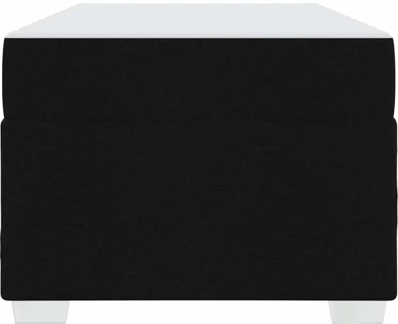vidaXL Σκελετός Κρεβατιού Μαύρο 90 x 190 cm ύφασμα