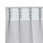 vidaXL Κουρτίνες 2 pcs Ανοιχτό γκρι 175x140εκ. Πολυεστέρας