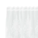 vidaXL Κουρτίνες με κουρτίνες Λευκό 500 x 240 εκ. Πολυεστέρας