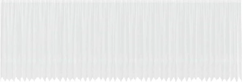 vidaXL Κουρτίνες με κουρτίνες Λευκό 1200 x 240 εκ. Πολυεστέρας