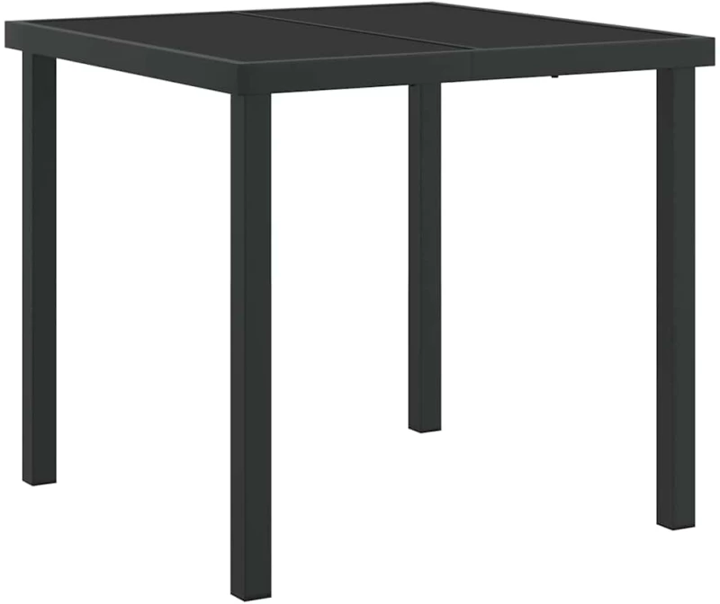 vidaXL Σέτ φαγητού για κήπο 5 pcs Καφέ συνθετικό ρατάν