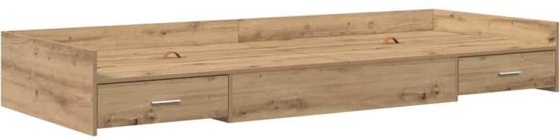 Κρεβάτι με αποθηκευτικό χώρο με κεφαλάρι Artisan Oak 90 x 200 cm